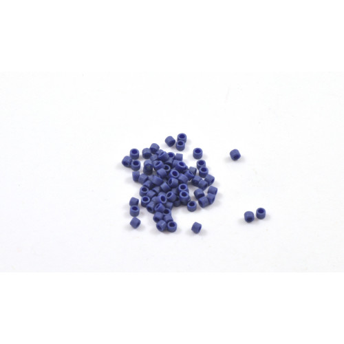 MIYUKI DELICA 11/0 DARK GREY BLUE MATTE METALLIC (0377)